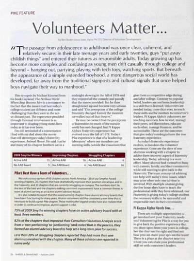 Pike Feature: Volunteers Matter...